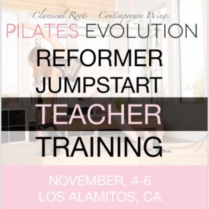 The Pilates Evolution teacher training program designed by Tiffany Crosswhite Burke